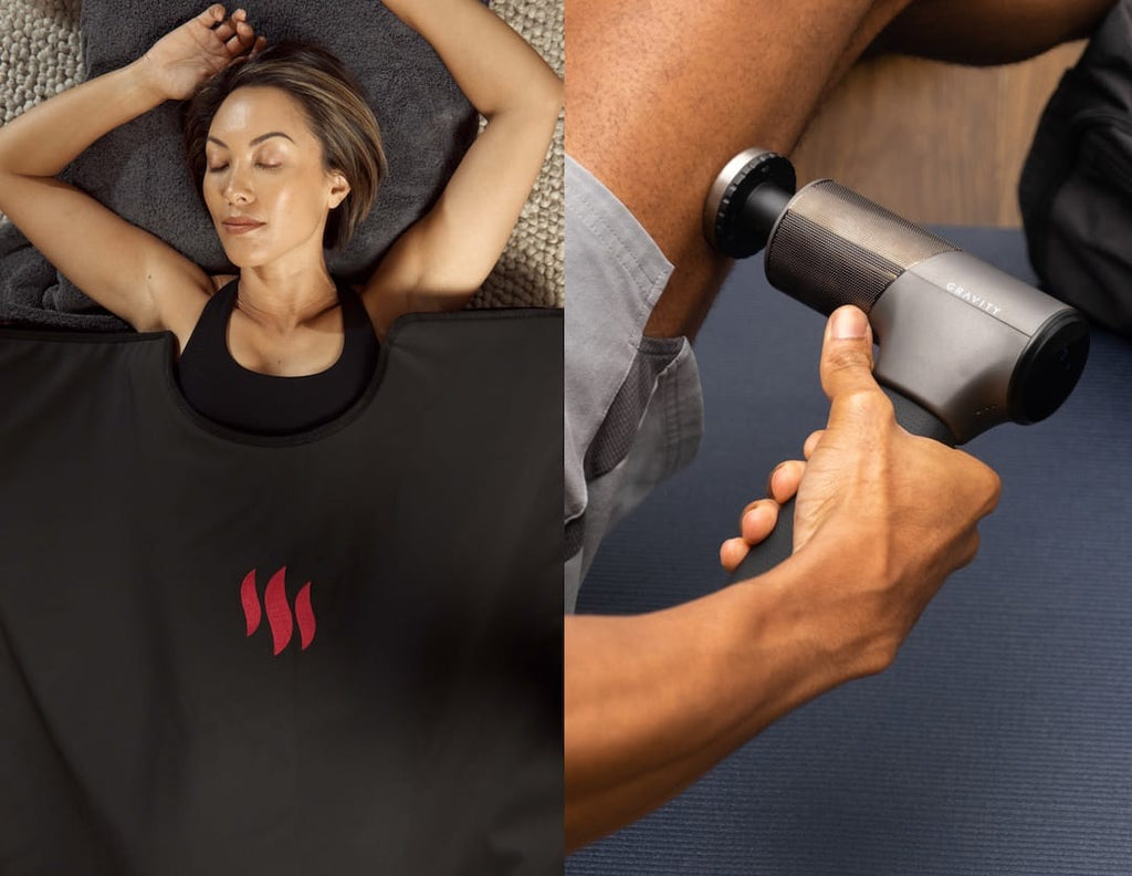 Infrared Sauna Blanket + FREE Heated Massage Gun Bundle MiHIGH AUS